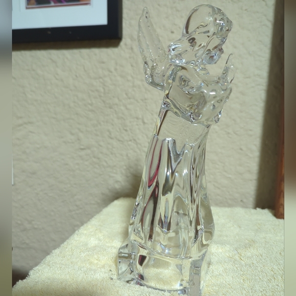 Mikasa Germany Herald Collection -Angel Playing Mandolin - Full Lead Crystal - Picture 4 of 12